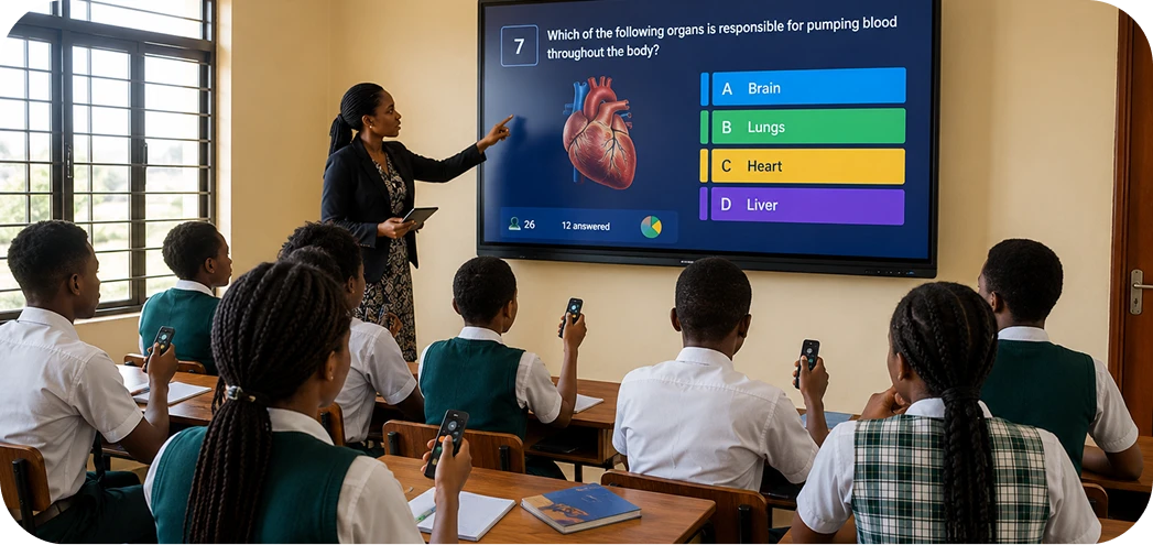 Formative assessments using clickers